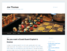 Tablet Screenshot of joethomas.com